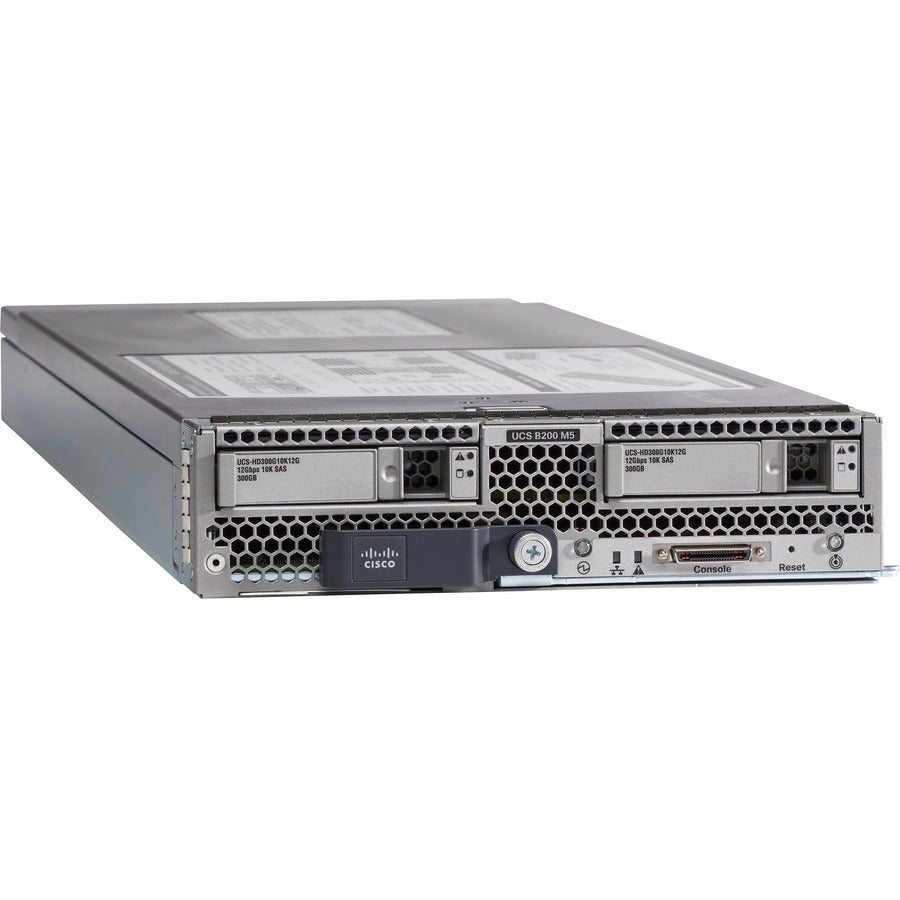 Cisco B200 M5 UCSB-B200M5-RSV1B Blade Server - 2 x Intel Xeon 6226R 2.80 GHz - 64 GB RAM - 240 GB SSD - (1 x 240GB) SSD Configuration - 12Gb/s SAS Controller