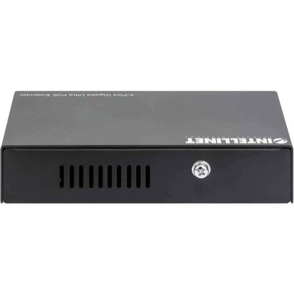 Intellinet 4-Port Gigabit Ultra PoE Extender Adds up to 100 m (328 ft.) to PoE Range 90 W PoE Power Budget Four PSE Ports with up to 30 W Output IEEE 802.3bt/at/af Compliant Metal Housing