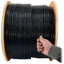 Tripp Lite Cat6/Cat6e Bulk Ethernet 600 MHz Solid-Core Direct-Burial Outdoor-Rated UTP Bulk Ethernet Cable - Black 1000 ft. (304.8 m)