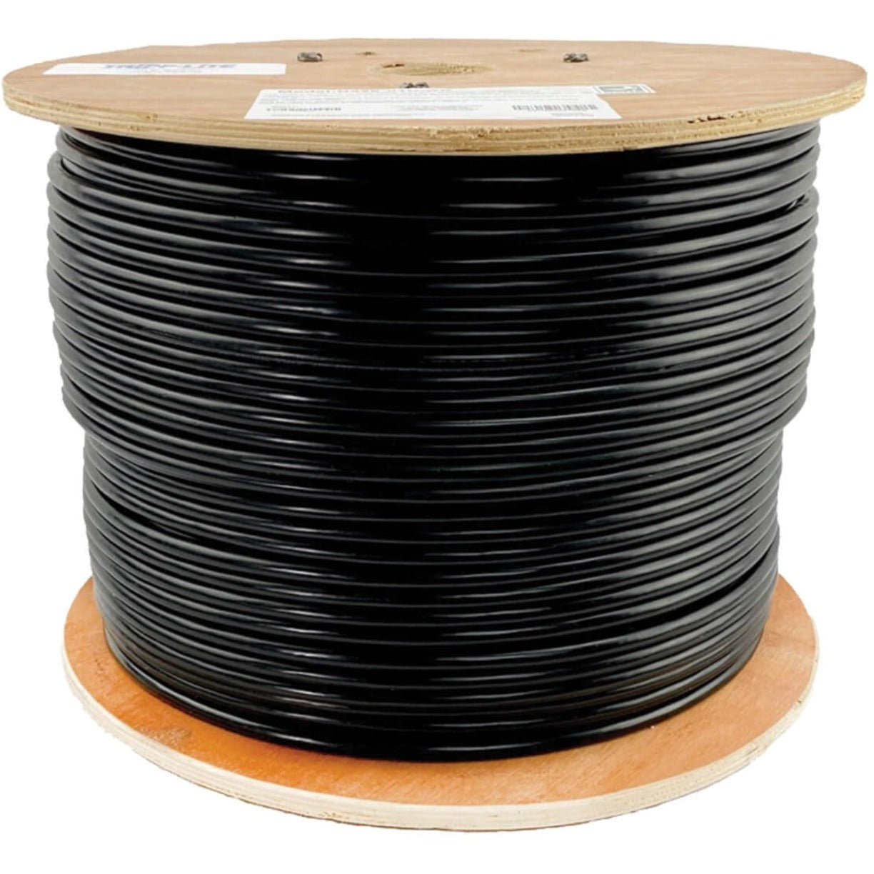Tripp Lite Cat6/Cat6e Bulk Ethernet 600 MHz Solid-Core Direct-Burial Outdoor-Rated UTP Bulk Ethernet Cable - Black 1000 ft. (304.8 m)