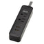 Tripp Lite 2-Outlet Surge Protector with 2 USB Ports (2.1A Shared) 6 ft. Cord 5-15P Plug 450 Joules Black