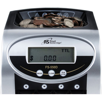 Royal Sovereign One Row Digital Coin Counter FS-550D