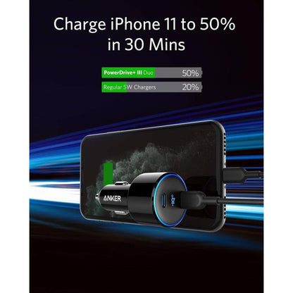 ANKER PowerDrive+ III Duo A2725 Auto Adapter