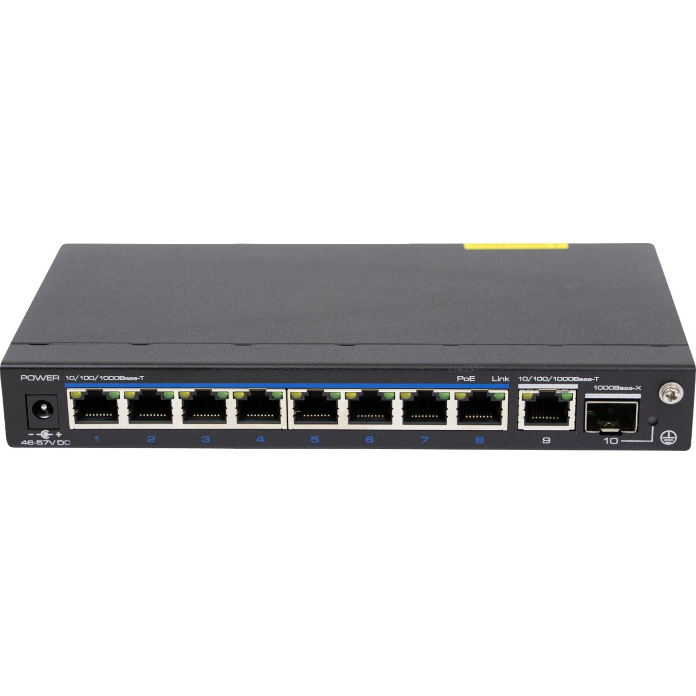 Speco 9 Port Gigabit Network Switch (8 ports PoE 1 port Uplink)
