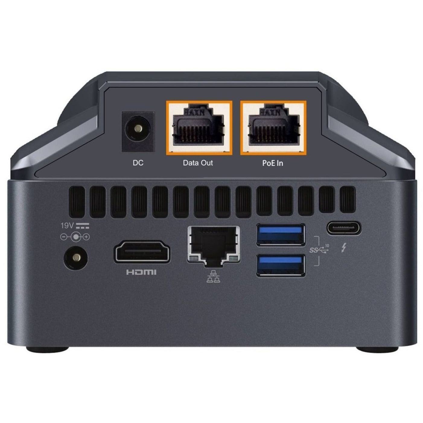 VisionTek PoE Intel NUC Lid - Power and Data for Gen 7 8 or 10 NUC with Patch Cables