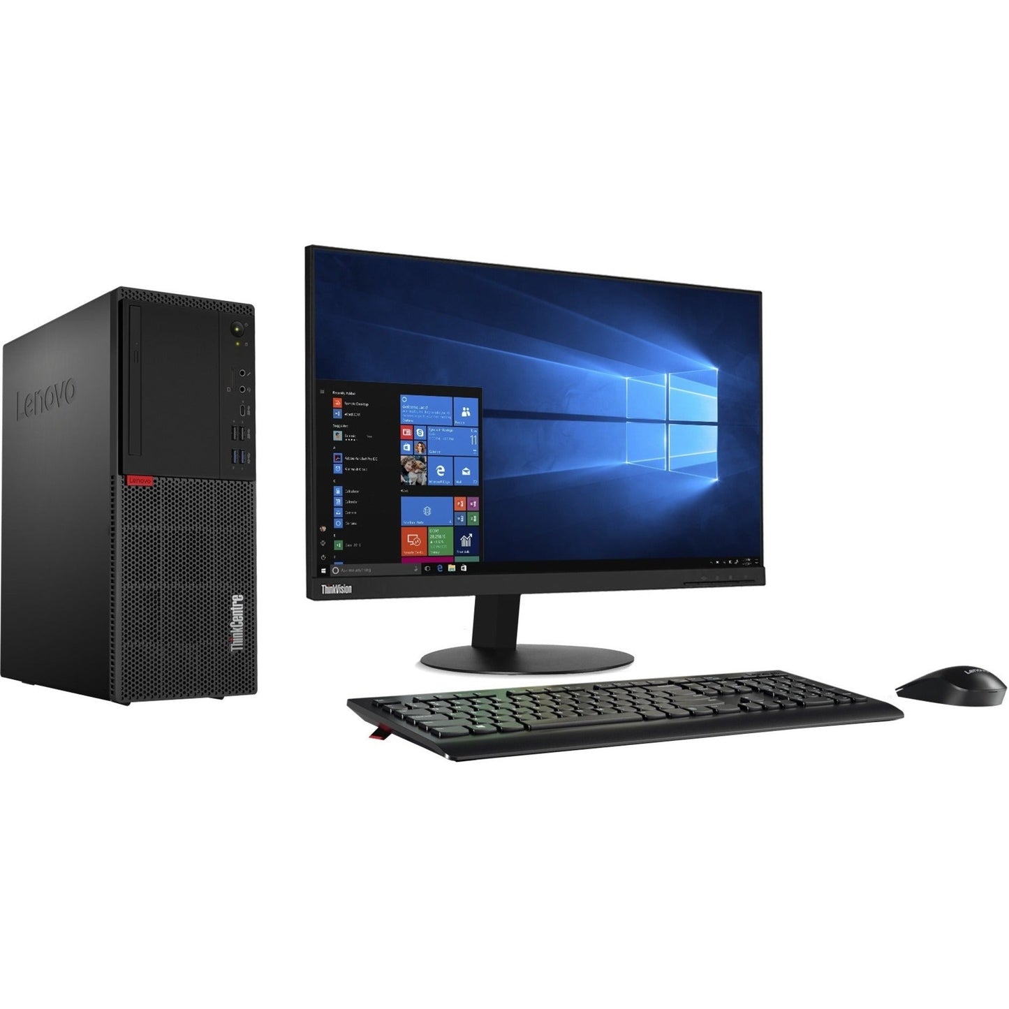 Lenovo ThinkCentre M720t 10SRS70J00 Desktop Computer - Intel Core i7 8th Gen i7-8700 Hexa-core (6 Core) 3.20 GHz - 8 GB RAM DDR4 SDRAM - 1 TB HDD - 16 GB SSD - Tower