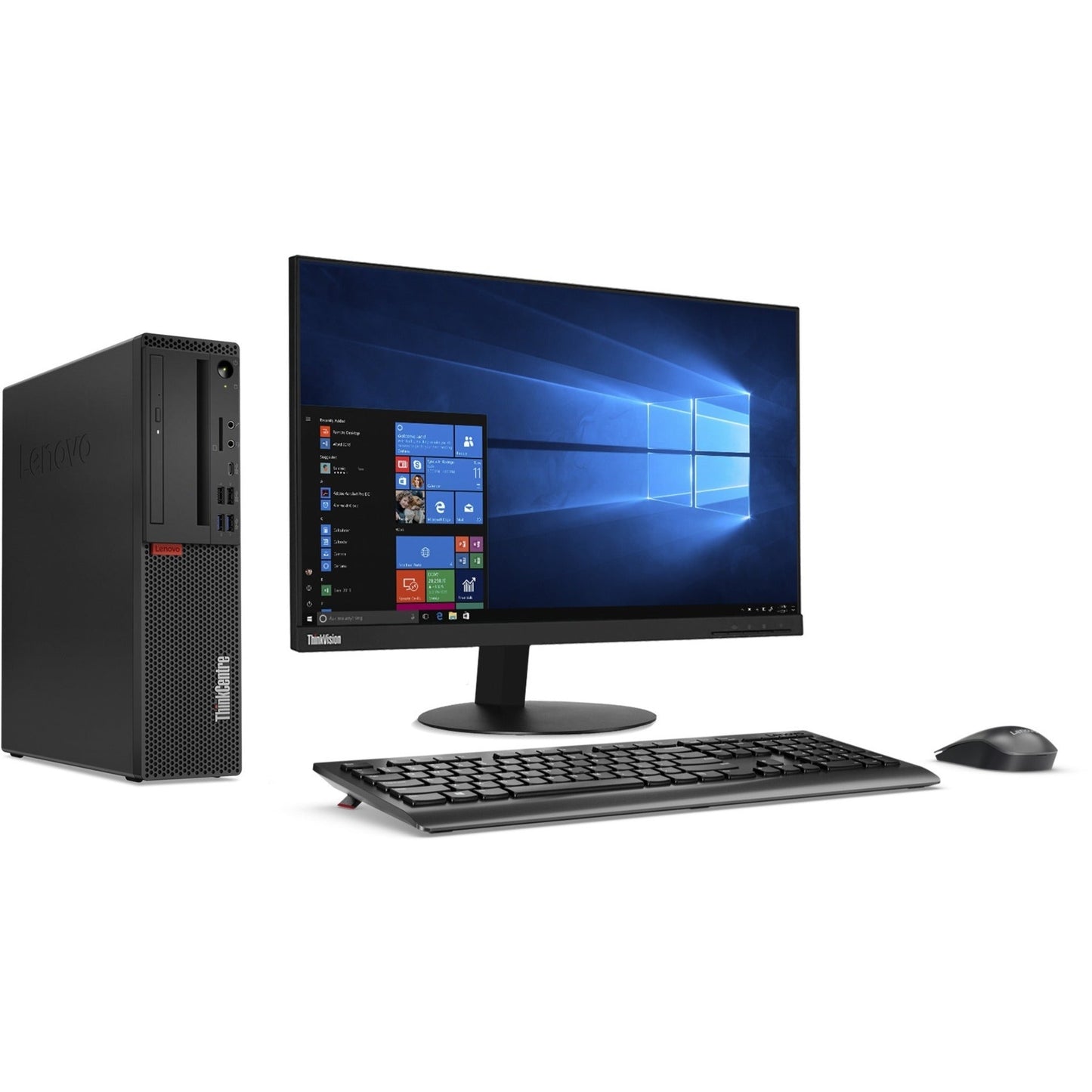 Lenovo ThinkCentre M720s 10SUSM8600 Desktop Computer - Intel Core i7 8th Gen i7-8700 Hexa-core (6 Core) 3.20 GHz - 8 GB RAM DDR4 SDRAM - 1 TB HDD - Small Form Factor - Raven Black