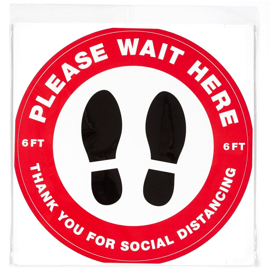 Avery&reg; Social Distance PLEASE WAIT HERE Floor Decal