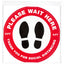 Avery® Social Distance PLEASE WAIT HERE Floor Decal