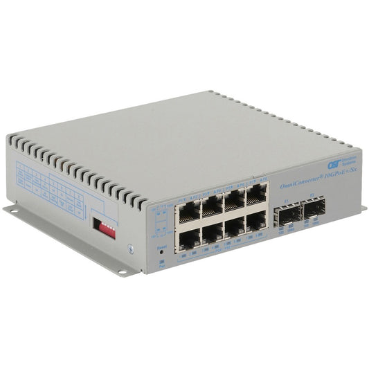 OMNICONVERTER 10GPOE+/SX DC WT 