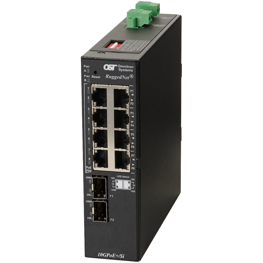 RUGGEDNET 10GPOE+/SI SWITCH DC 