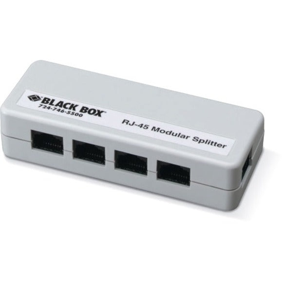 Black Box RJ-45 Modular Splitter 5-Position 8 x 8 Unshielded A Pinning