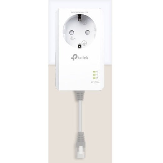 TP-Link TL-PA7017P KIT - AV1000 Gigabit Passthrough Powerline Starter Kit