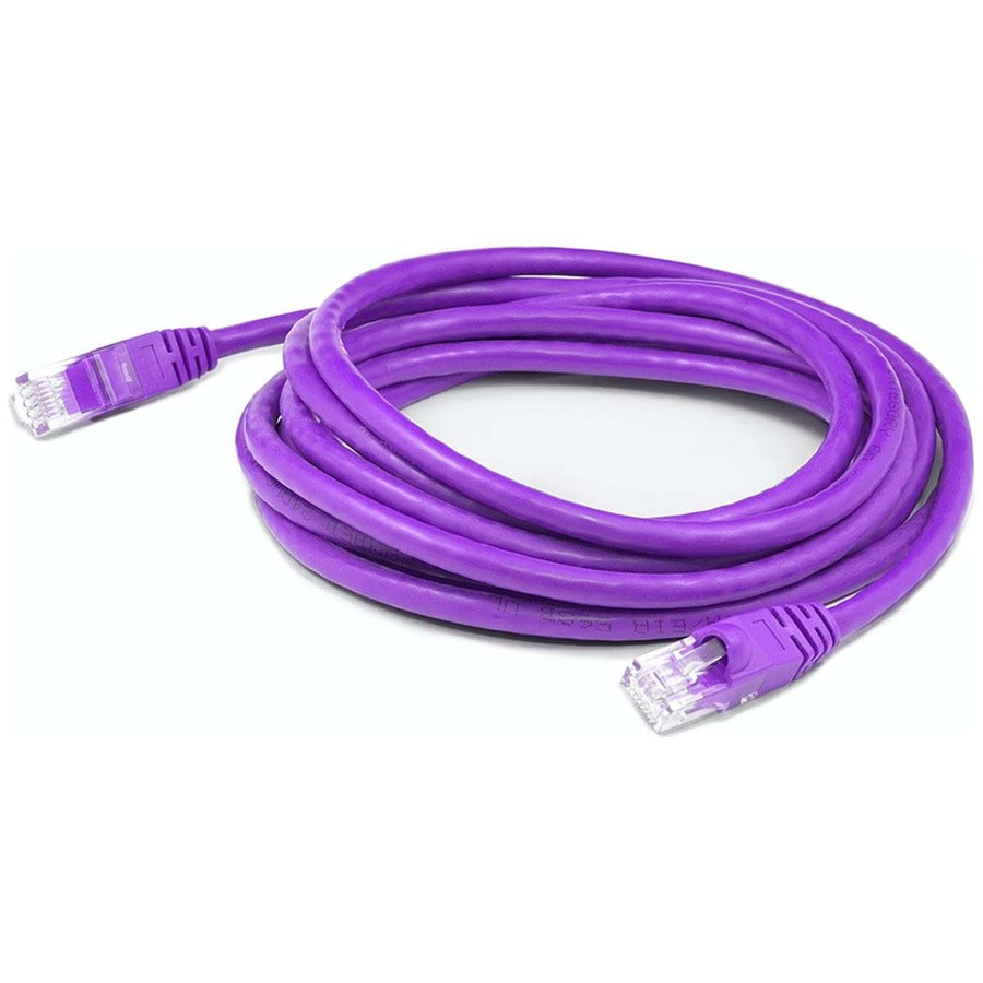 AddOn 5ft RJ-45 (Male) to RJ-45 (Male) Purple Cat6 STP PVC Copper Patch Cable