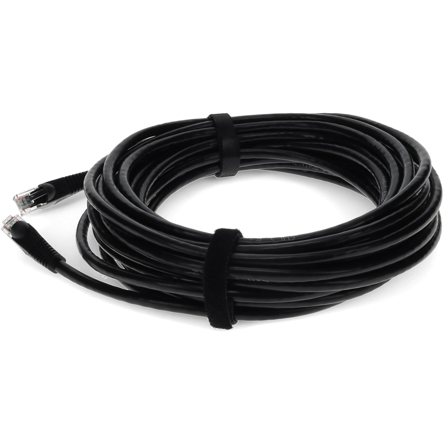 AddOn 14ft RJ-45 (Male) to RJ-45 (Male) Straight Black Cat6 UTP PVC Copper Patch Cable