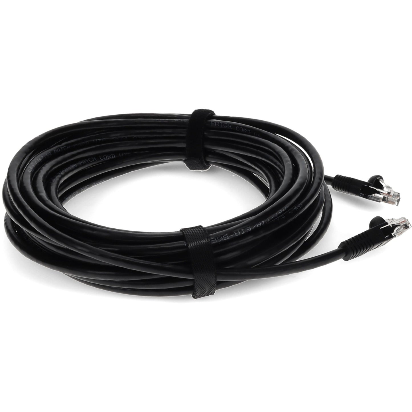 AddOn 14ft RJ-45 (Male) to RJ-45 (Male) Straight Black Cat6 UTP PVC Copper Patch Cable