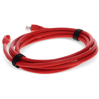 AddOn 10ft RJ-45 (Male) to RJ-45 (Male) Straight Red Cat6A UTP PVC Copper Patch Cable