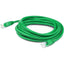 AddOn 2ft RJ-45 (Male) to RJ-45 (Male) Straight Green Cat6A UTP PVC Copper Patch Cable