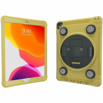 CTA Digital Magnetic Splash-Proof Case with Metal Mounting Plates for iPad 7th/ 8th/ 9th Gen 10.2 iPad Air 3 iPad Pro 10.5 Yellow