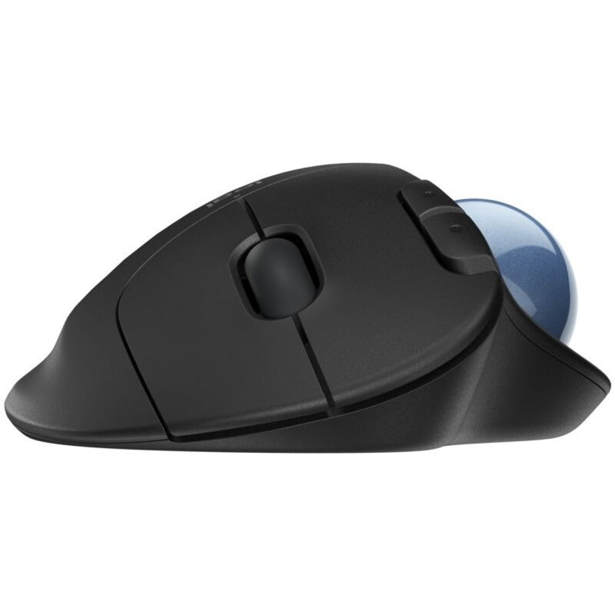 Logitech ERGO M575 Wireless Trackball Mouse - Easy thumb control precision and smooth tracking ergonomic comfort design for Windows PC and Mac with Bluetooth and USB capabilities (Black)