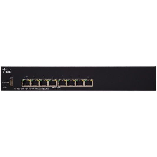 Cisco SF350-08 8-Port 10 100 Managed Switch