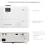ViewSonic PX701-4K 4K UHD 3200 Lumens 240Hz 4.2ms Home Theater Projector with HDR Auto Keystone Dual HDMI Sports and Netflix Streaming with Dongle on up to 300