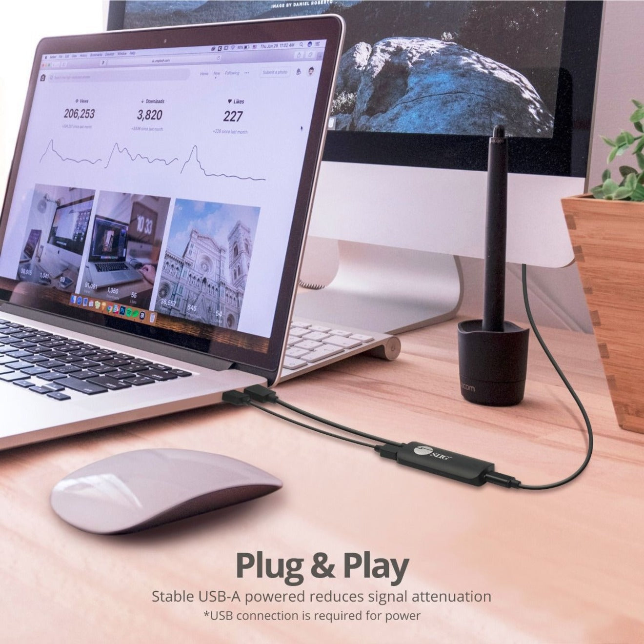 SIIG HDMI to USB-C Port 4K 60Hz Converter Adapter