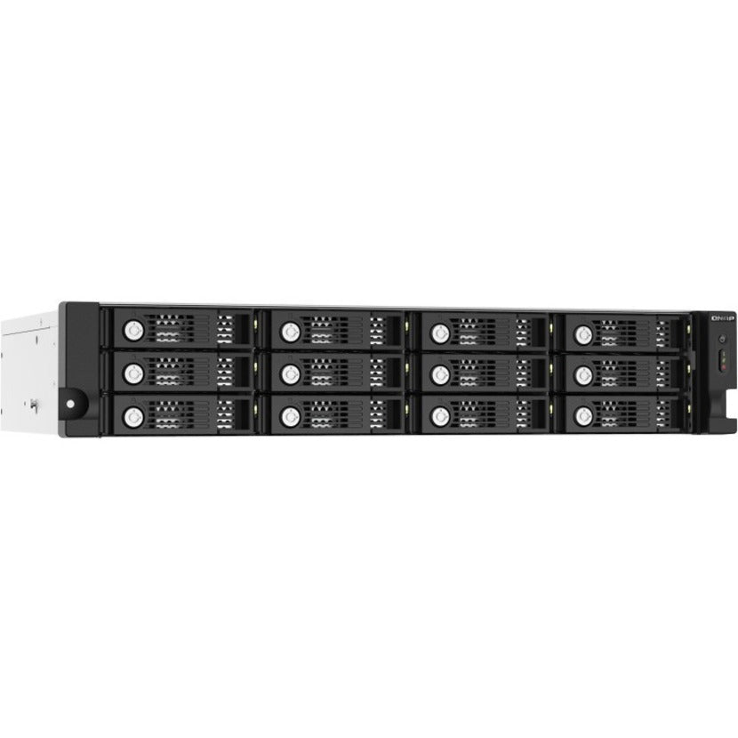 QNAP TL-R1220SEP-RP Drive Enclosure SATA/600 - Mini-SAS HD Host Interface - 2U Rack-mountable