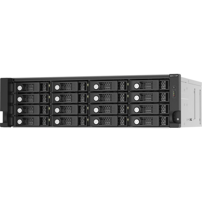 QNAP TL-R1620SEP-RP Drive Enclosure SATA/600 - Mini-SAS HD Host Interface - 3U Rack-mountable