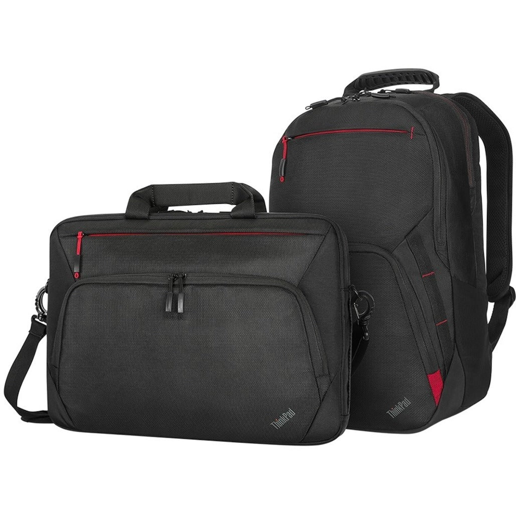 Lenovo Essential Plus Carrying Case Rugged (Backpack) for 15.6" Notebook - Black