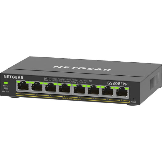 8PORT GB HP POE+ SMART PLUS    