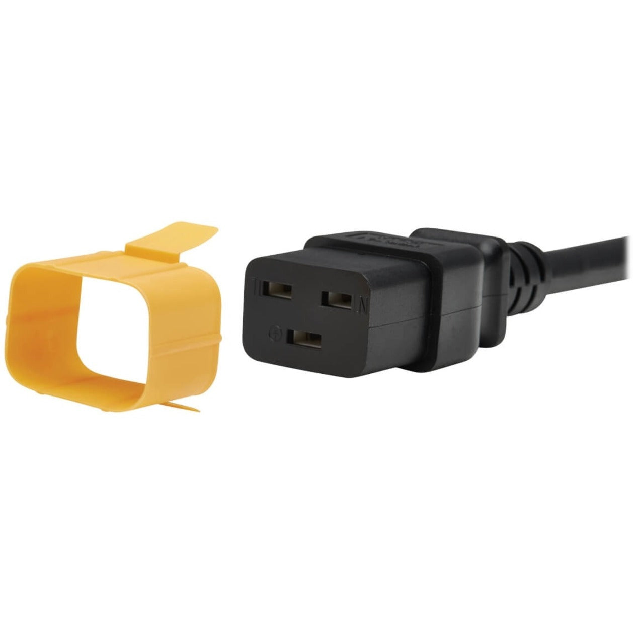 Tripp Lite Plug-Lock Inserts C19 Power Cord to C20 Outlet Yellow 100 Pack