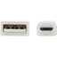 Tripp Lite Safe-IT USB-A to USB Micro-B Antibacterial Cable (M/M) USB 2.0 White 6 ft.