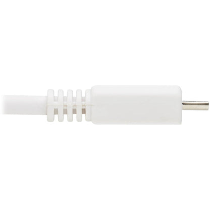 Tripp Lite Safe-IT USB-A to USB Micro-B Antibacterial Cable (M/M) USB 2.0 White 3 ft.