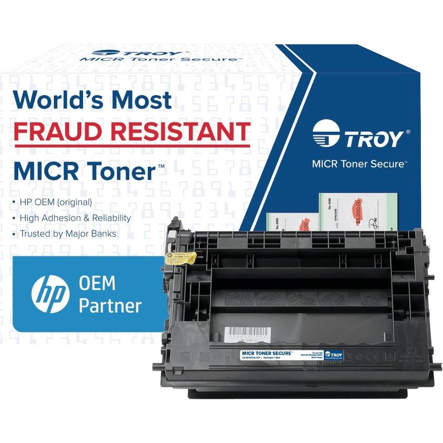 Troy Toner Secure Original MICR Standard Yield Laser Toner Cartridge - Alternative for Troy HP (W1470A) Pack