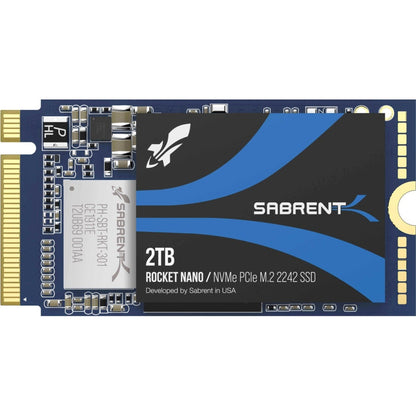 Sabrent Rocket SB-1342-2TB 2 TB Solid State Drive - M.2 2242 Internal - PCI Express NVMe (PCI Express NVMe 3.0 x4)