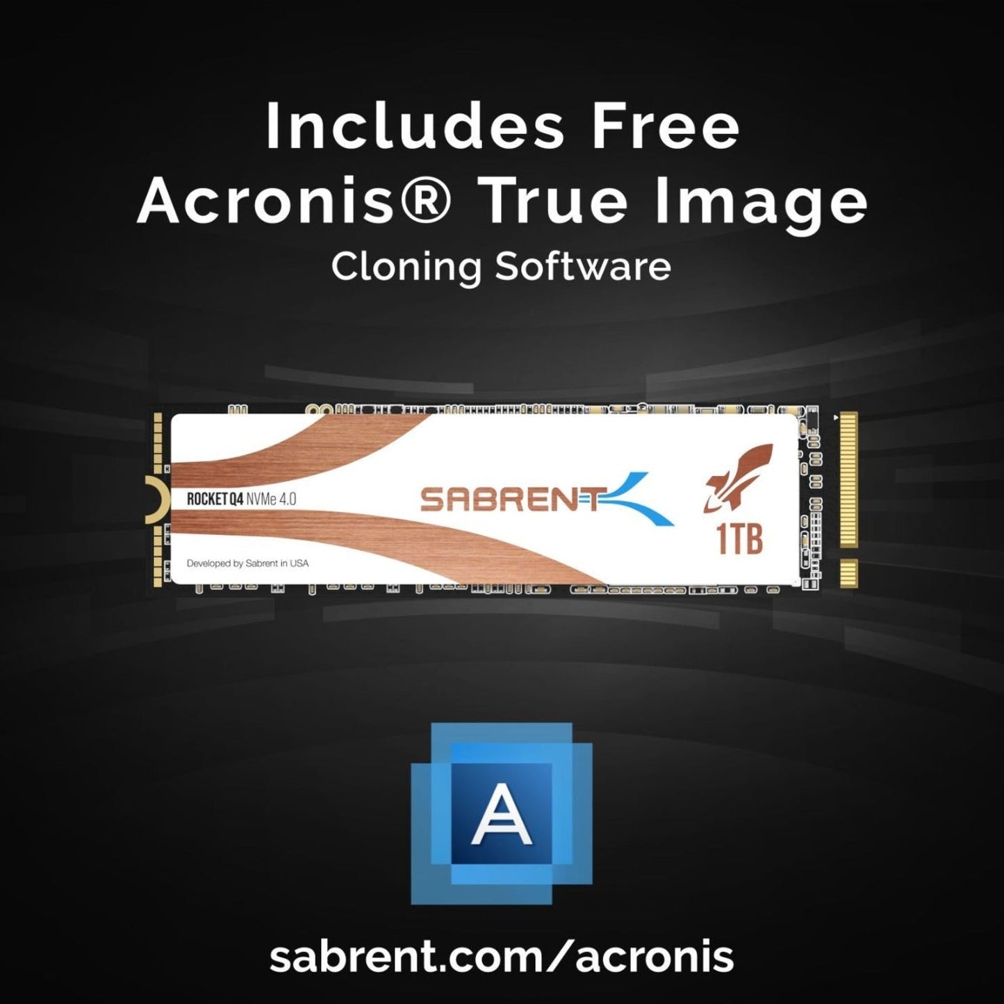 Sabrent Rocket Q4 SB-RKTQ4-HTSS-1TB 1 TB Solid State Drive - M.2 2280 Internal - PCI Express NVMe (PCI Express NVMe 4.0 x4)