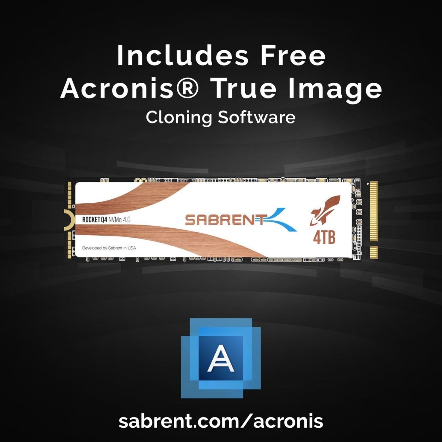 Sabrent Rocket Q4 SB-RKTQ4-HTSS-4TB 4 TB Solid State Drive - M.2 2280 Internal - PCI Express NVMe (PCI Express NVMe 4.0 x4)