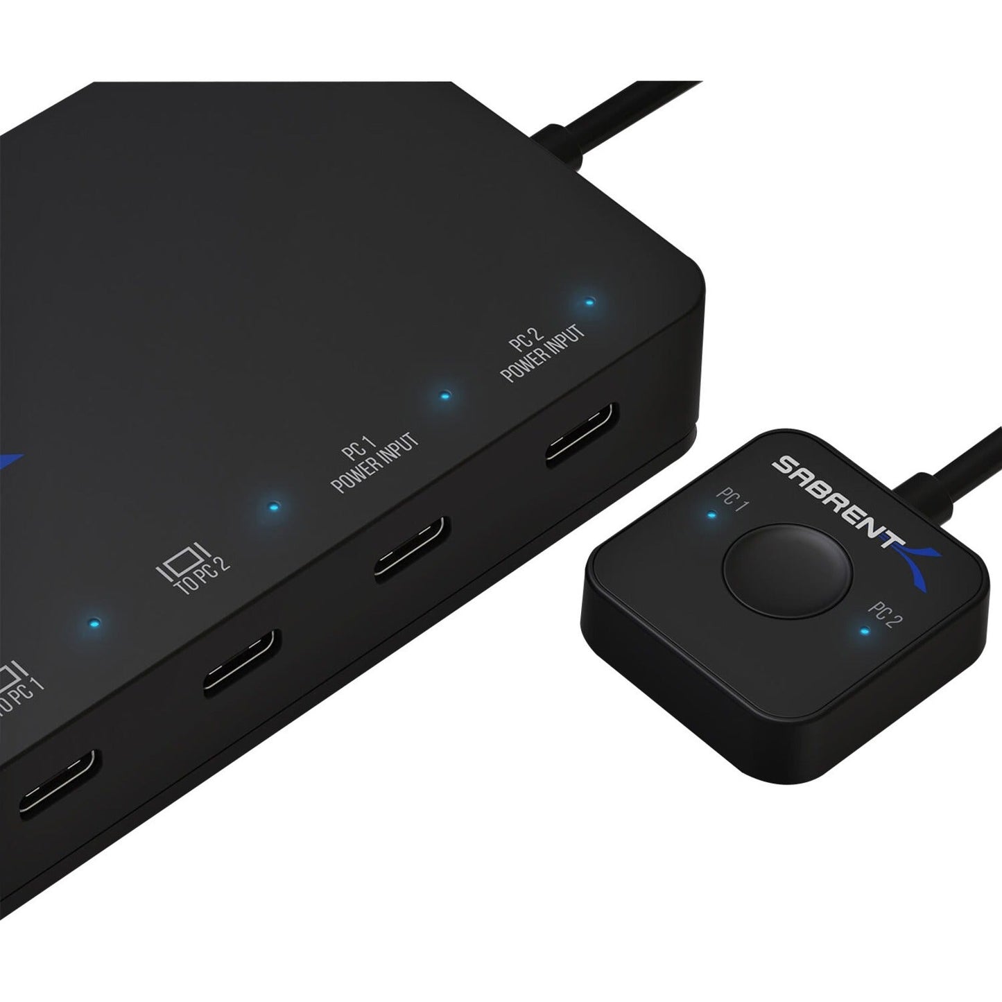 Sabrent 2-Port USB Type-C KVM Switch (with PD 3.0)