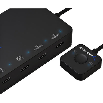 Sabrent 2-Port USB Type-C KVM Switch (with PD 3.0)