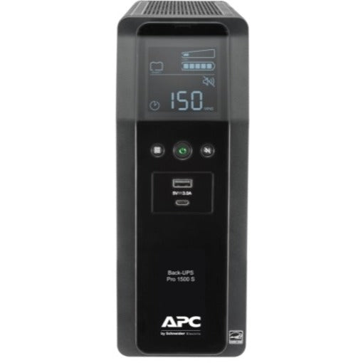 APC by Schneider Electric Back UPS PRO 1500VA Line Interactive Tower UPS