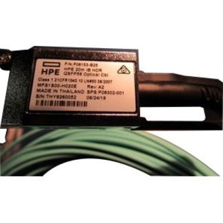 HPE InfiniBand HDR 200Gb QSFP56 to QSFP56 20m Active Optical Cable