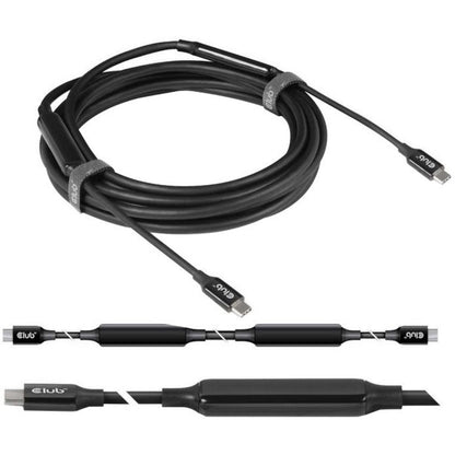 Club 3D USB 3.2 Gen2 Type C to C Active Bi-directional Cable 8K60Hz M/M 5m/16.4ft