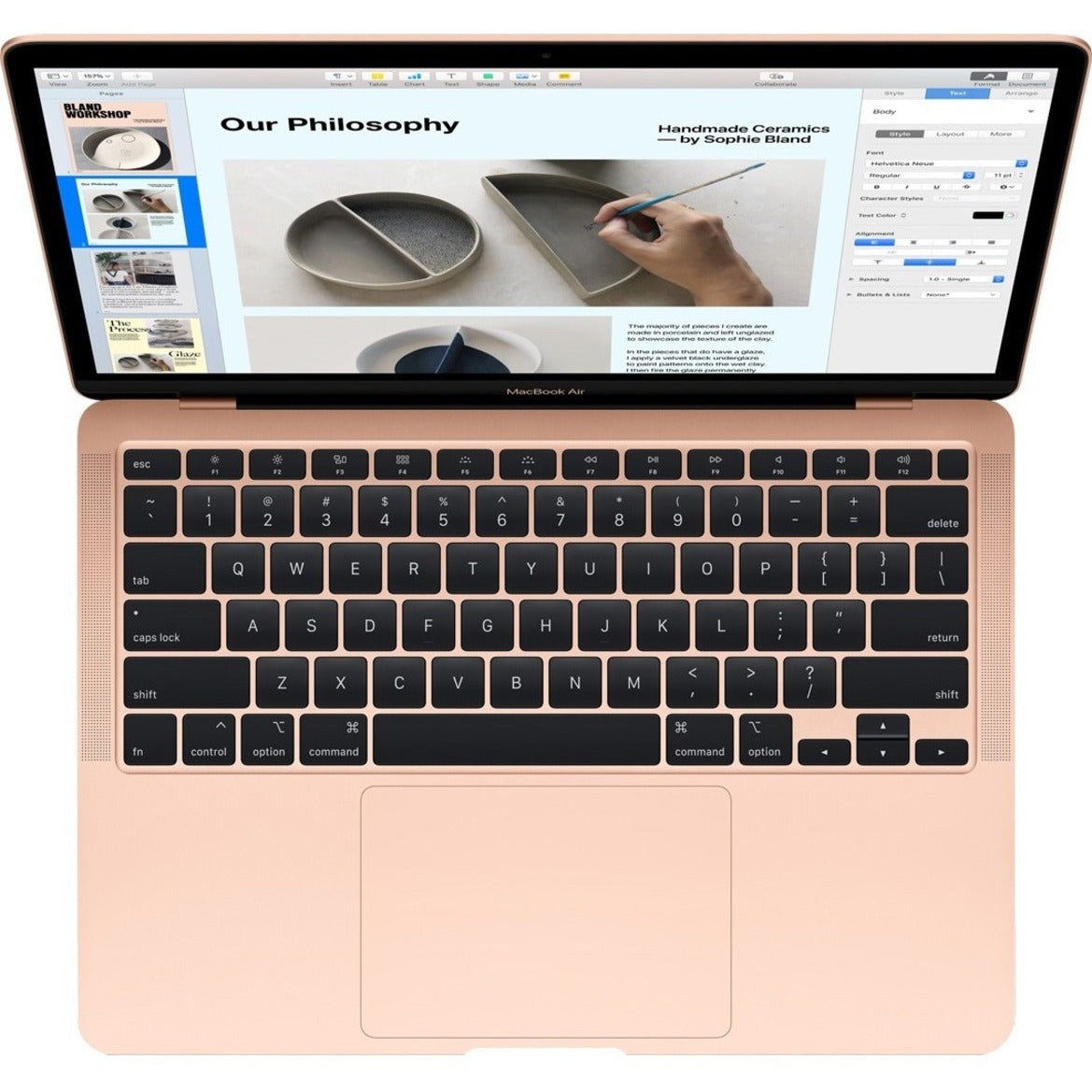 Apple MacBook Air 13" Notebook - WQXGA - 2560 x 1600 - Apple M1 Octa-core (8 Core) - 8 GB Total RAM - 512 GB SSD - Gold