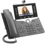 Cisco 8865 IP Phone - Refurbished - Corded/Cordless - Corded/Cordless - Wi-Fi Bluetooth - Desktop Wall Mountable - Charcoal