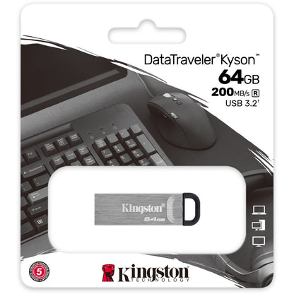 Kingston DataTraveler Kyson 64GB USB 3.2 Gen 1 Flash Drive