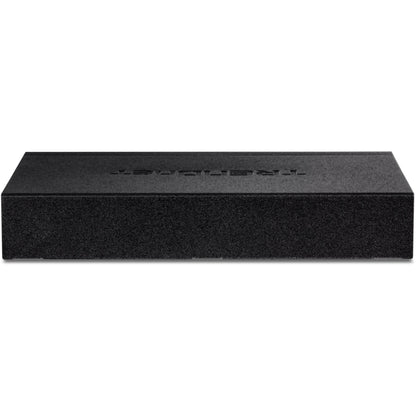 TRENDnet 5-Port Unmanaged 2.5G Switch 5 x 2.5GBASE-T Ports 25Gbps Switching Capacity Backwards Compatible with 1000Mbps Devices Fanless Wall Mountable Black TEG-S350