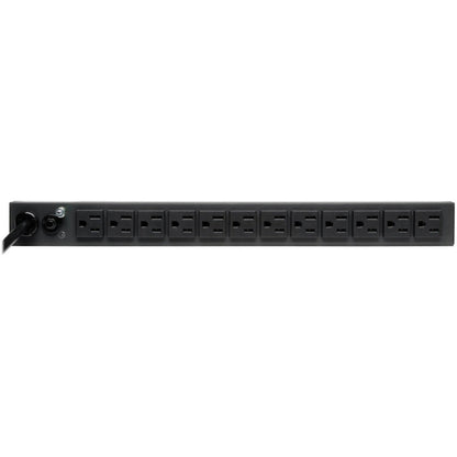 Tripp Lite PDU Basic 13 NEMA 5-15R Outlets 5-15P Input 1.8kW 6ft Cord 1URM