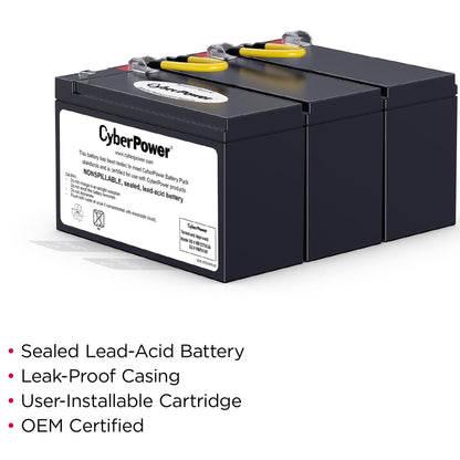 CyberPower RB1270X3A Replacement Battery Cartridge