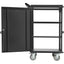 Tripp Lite Locking Storage Cart for Mobile Devices Laptops Chromebooks and AV Equipment - Black